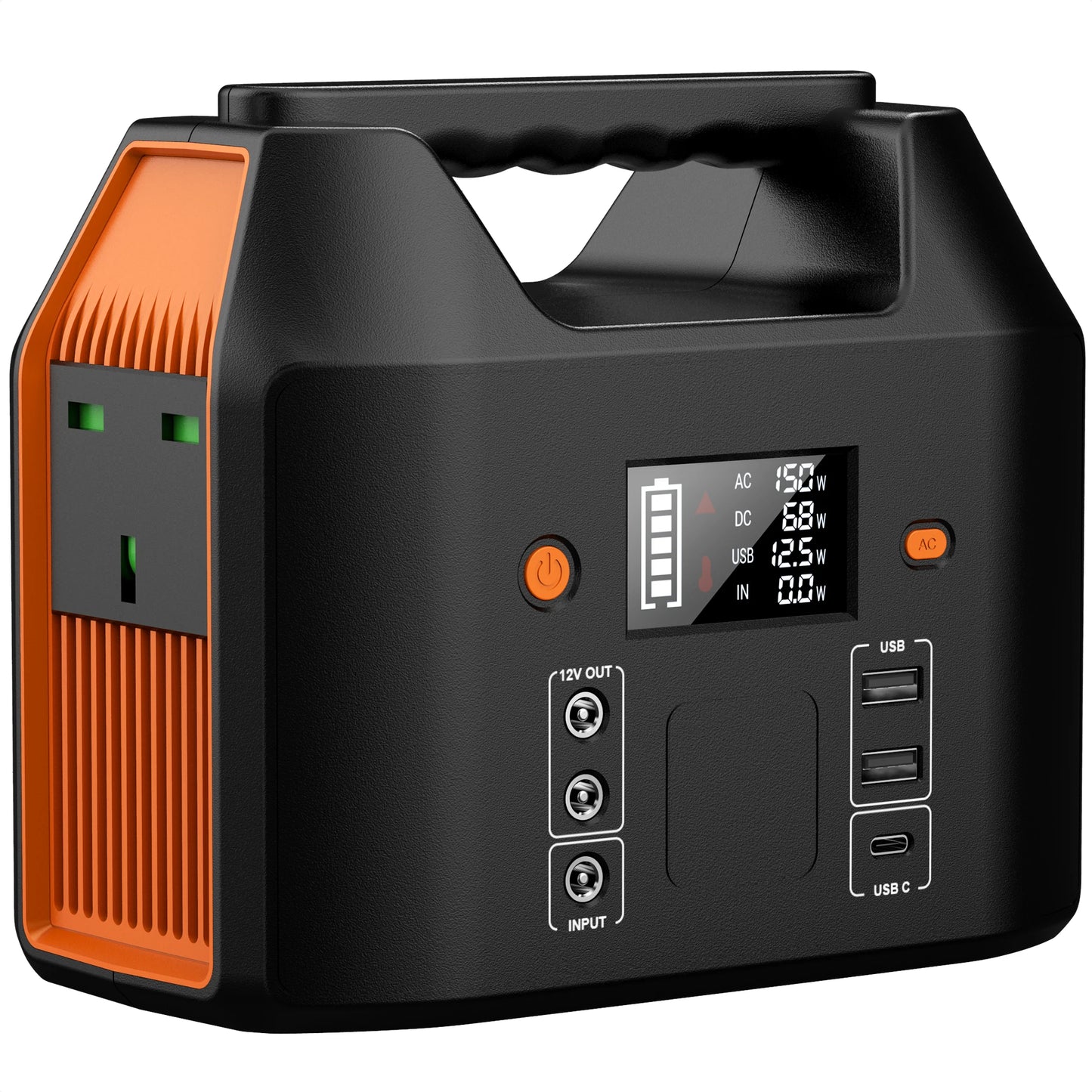 SinKeu Portable Power Station 300W 150W Solar Generator LiFePO4