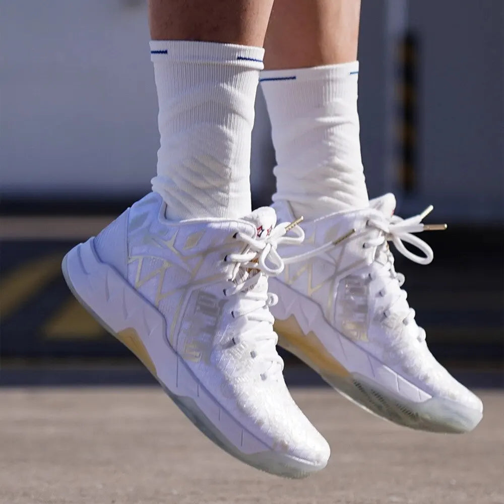 MOMMIELIFECN Basketball Socks For Men Mid-Tube 4 Pairs