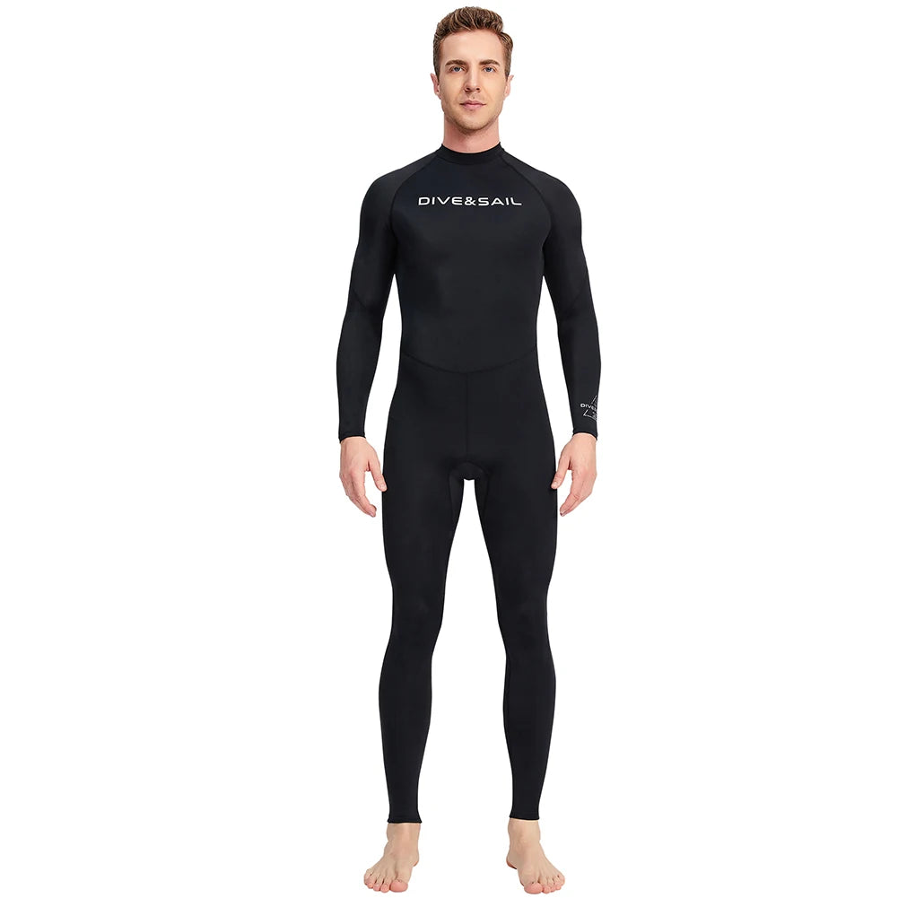 Men Diving Protection Wetsuit Elastic For Water Sports