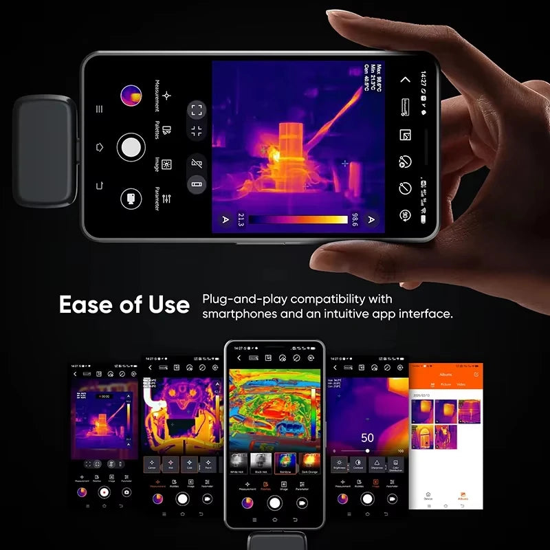GOYOJO Thermal Camera For iPhone Android Tablets USB C Port