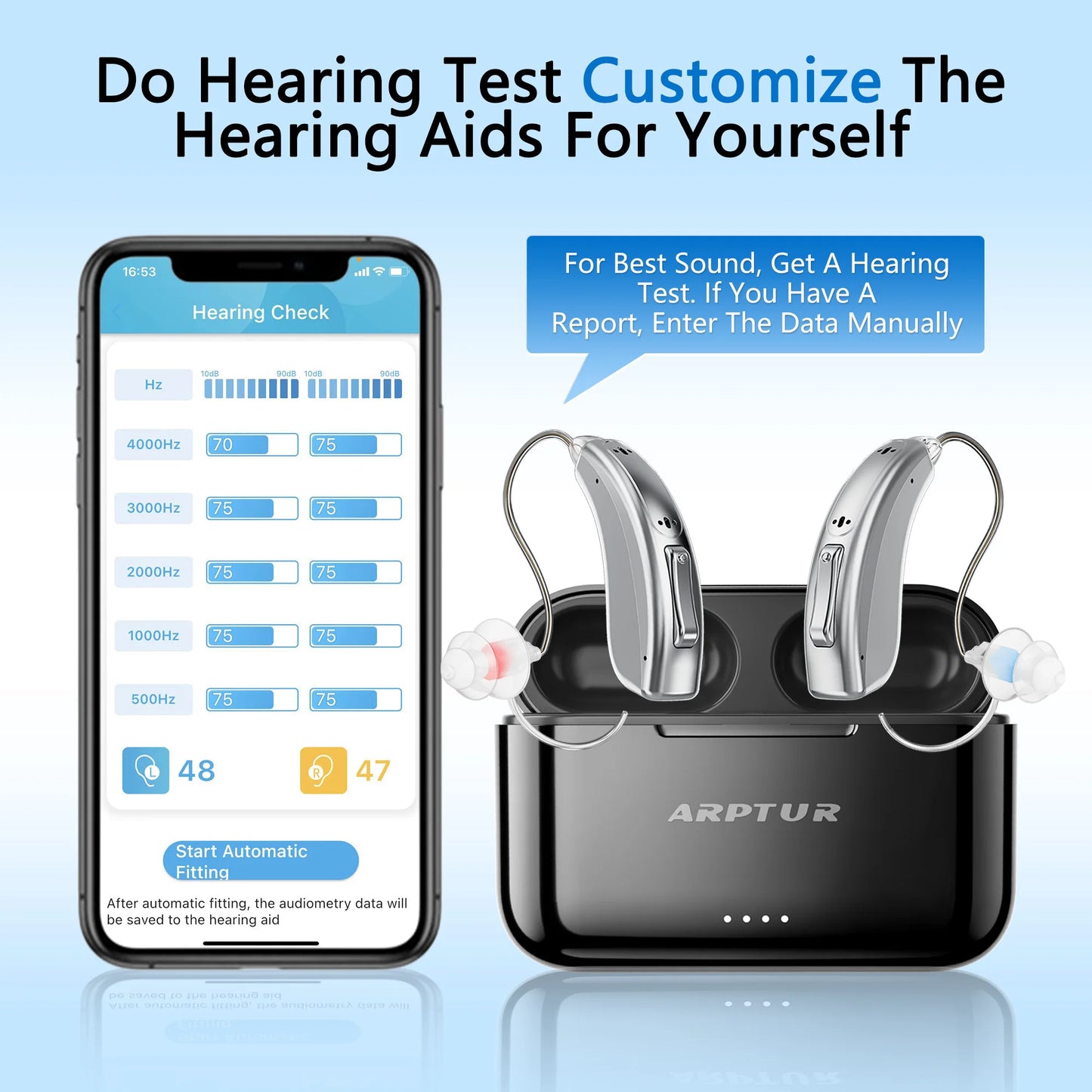 ZepauFOG Rechargeable Hearing Aids for Seniors With Noise Cancellation