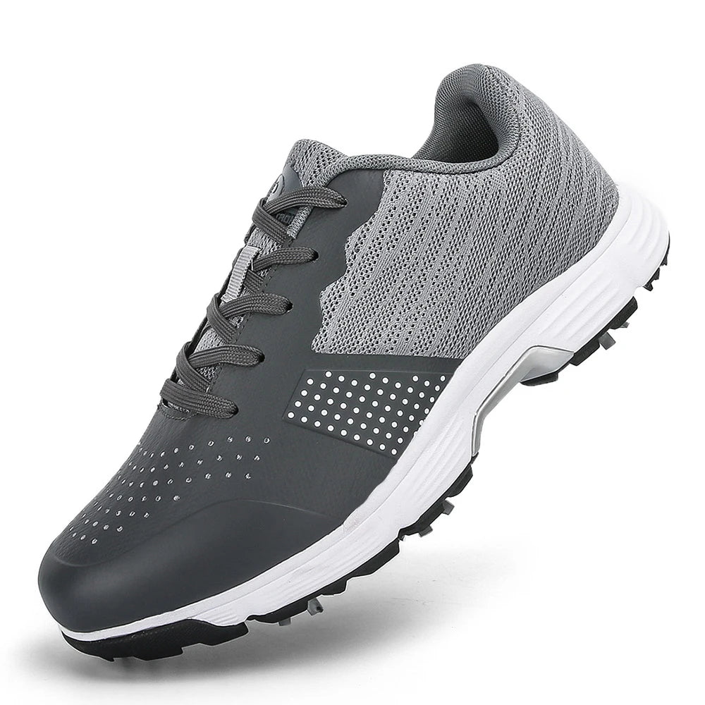 Lenox Men Golf Shoes Professional Spikes Anti Slip Footwear