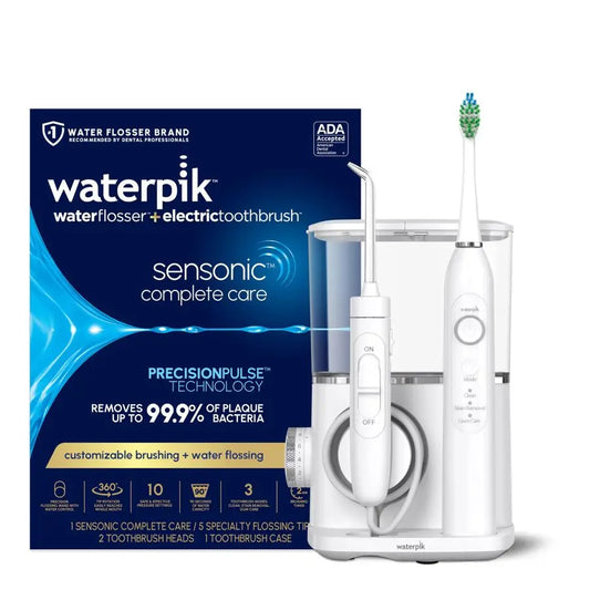 XMSJ Sensonic Complete Care Water Flosser and Rechargeable Electric Toothbrush