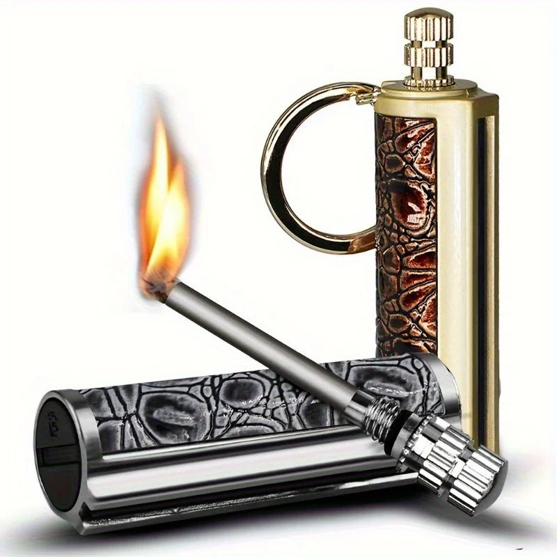 TopFlames Vintage Permanent Lighter 10000 Strikes Flint Fire Starter