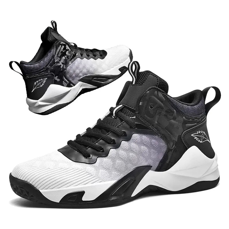 Men's Basketball Shoes Breathable Non-Slip Sneakers Fashionable Sports