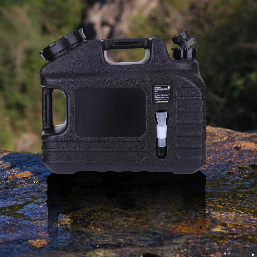 13L Camping Water Jug Removable Spigot Emergency Water Storage Portable for Outdoor Hiking Camping Home Use