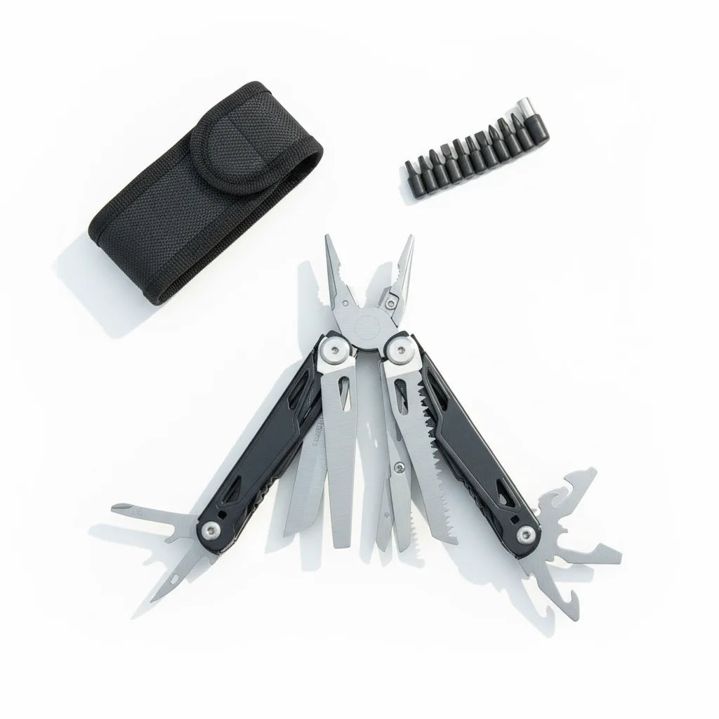 27-In-1 Multitool Pliers Stainless Steel Survival Tool