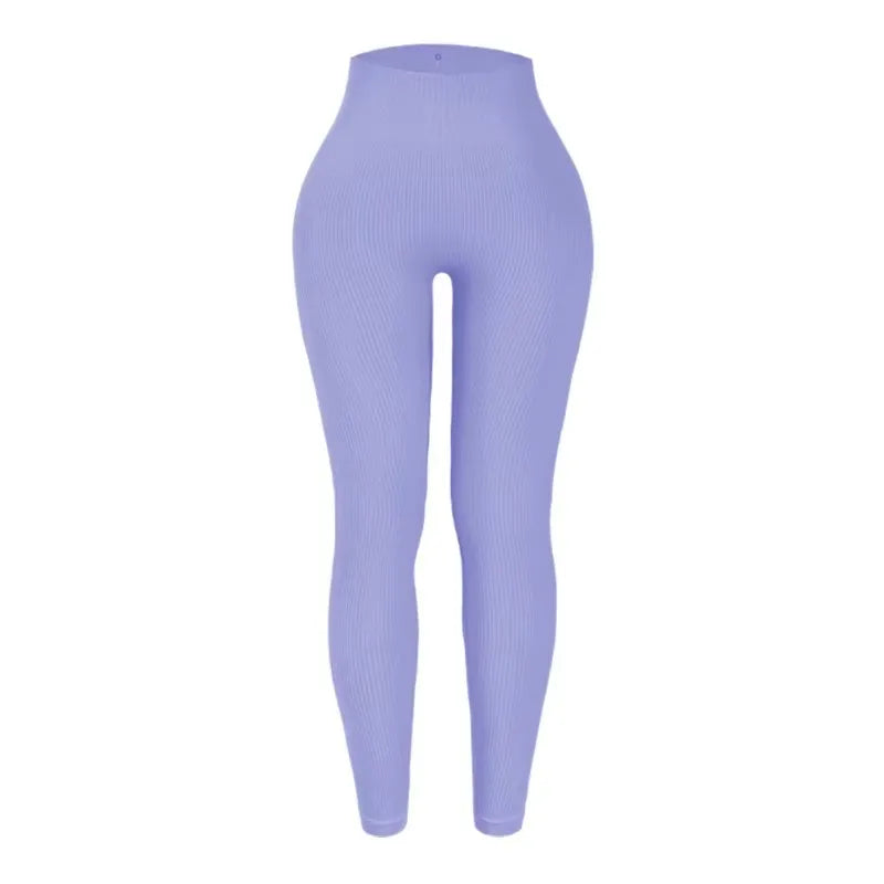 Women's Seamless Knitted Yoga Pants High Waisted Leggings Hip Lifting