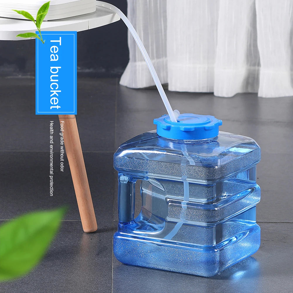 Portable Water Container with Spigot Large Capacity Camping Water Tank Water Storage Container for Hiking Self-Driving Tour