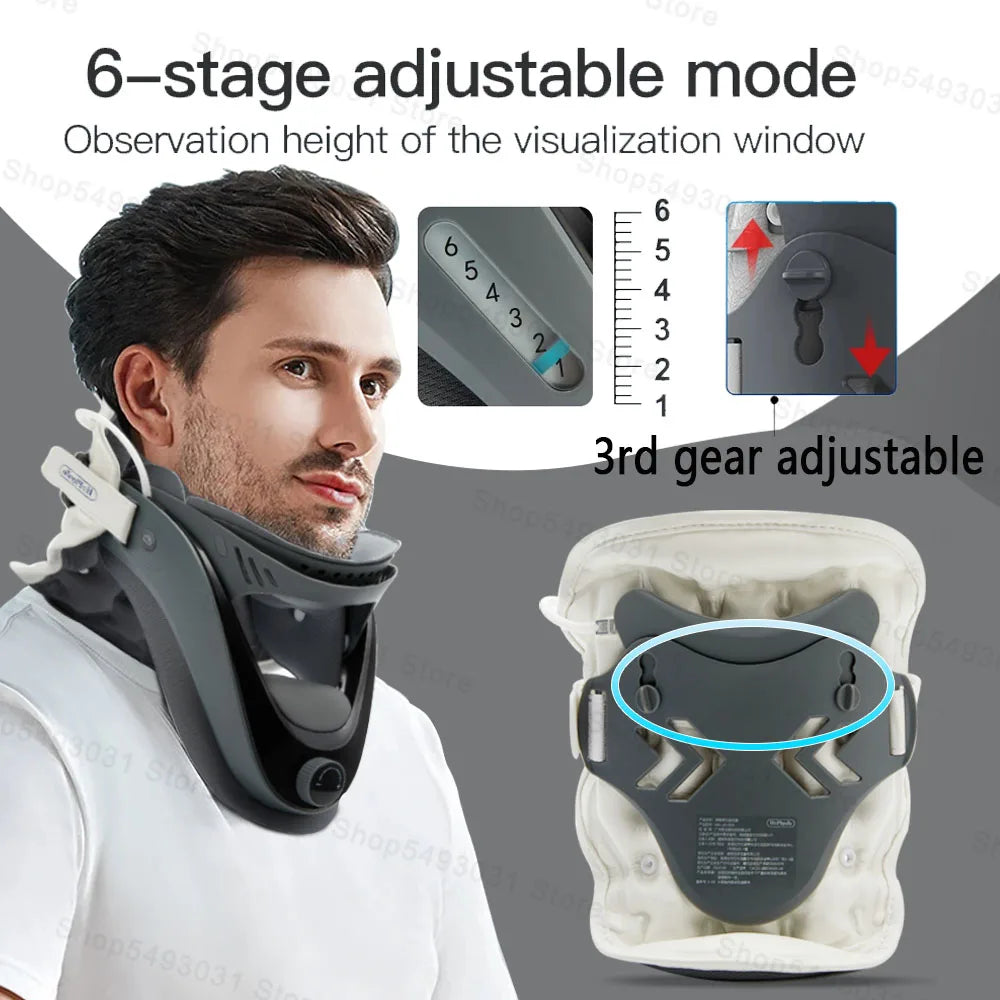 Adjustable Cervical Neck Traction Device For Home Use