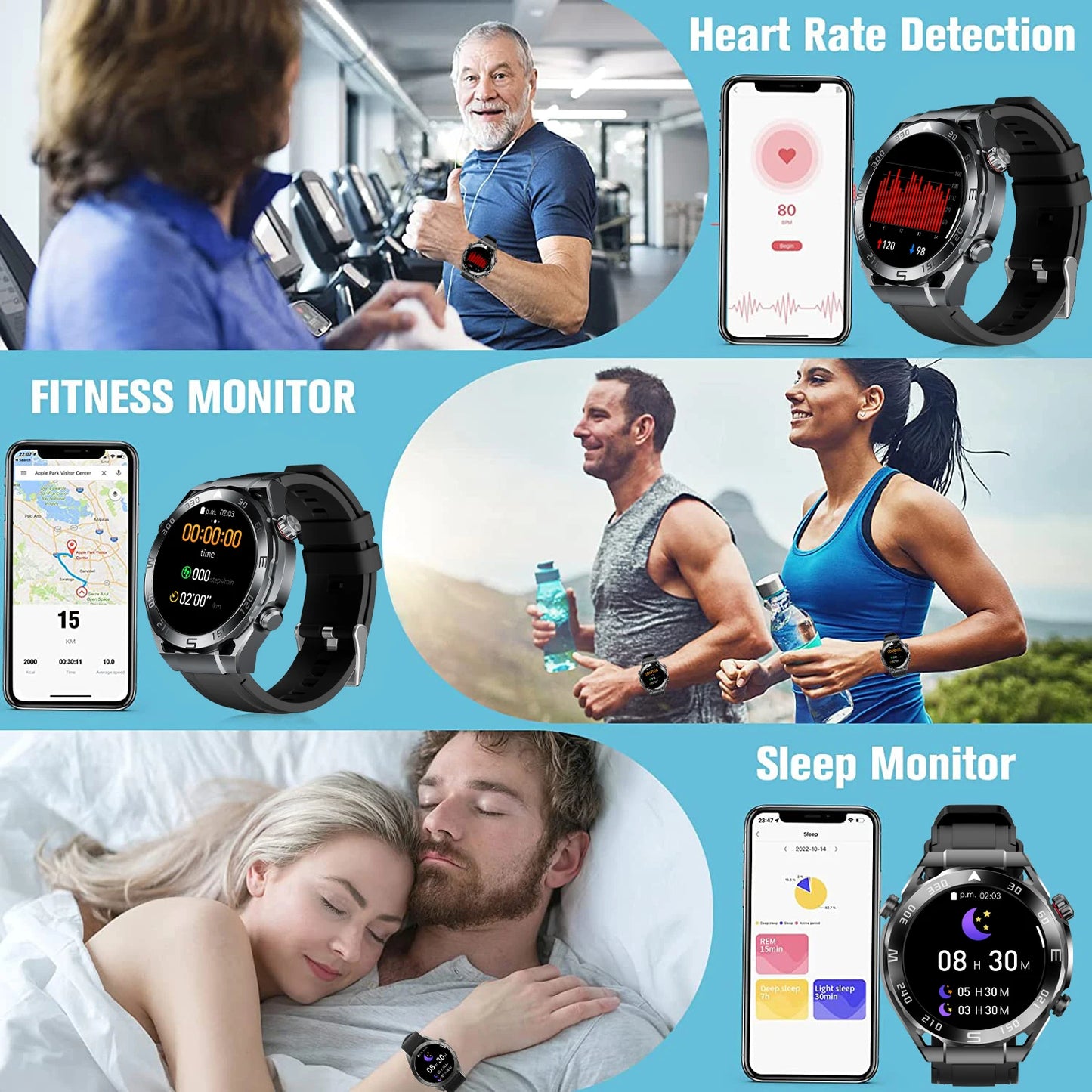WO X5 Pro Max Sports Smartwatch NFC Health Monitor Android