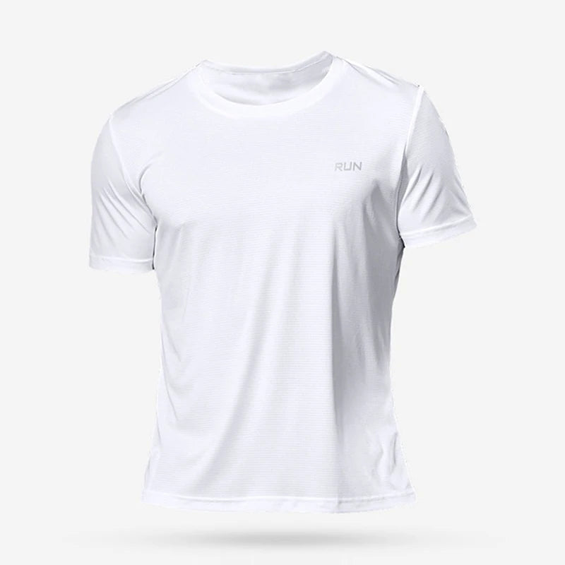Quick Dry Men's Running T Shirt Breathable Gym Top Summer