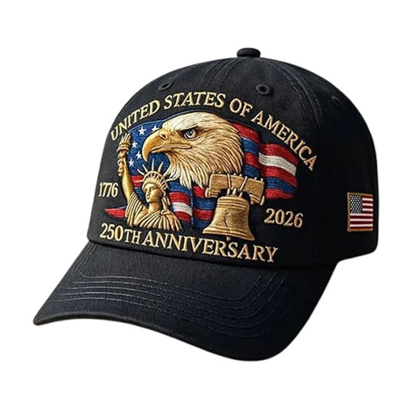 Breathable Patriotic Baseball Cap United States Tribute Hat