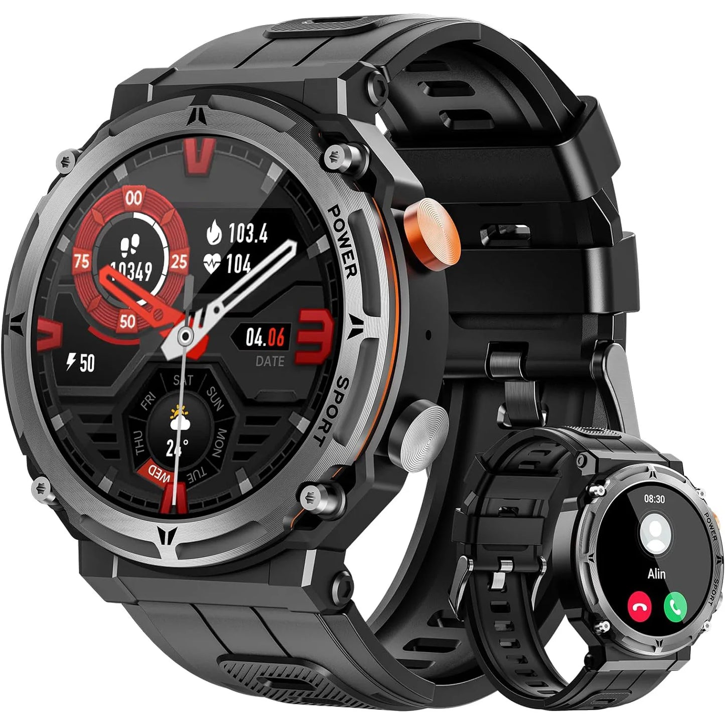 ARPSTAR Smart Watch Fitness Tracker Sleep Monitor Compatible iPhone Android