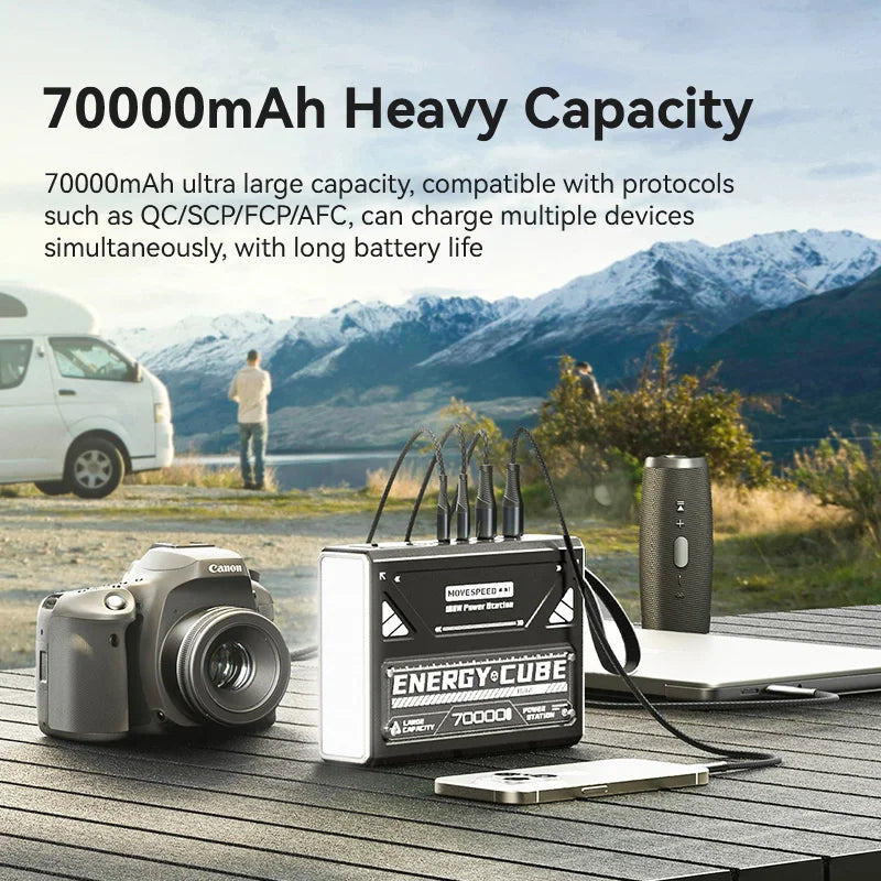 Movespeed Z70 Pro 70000mAh Power Bank USB C Fast Charge
