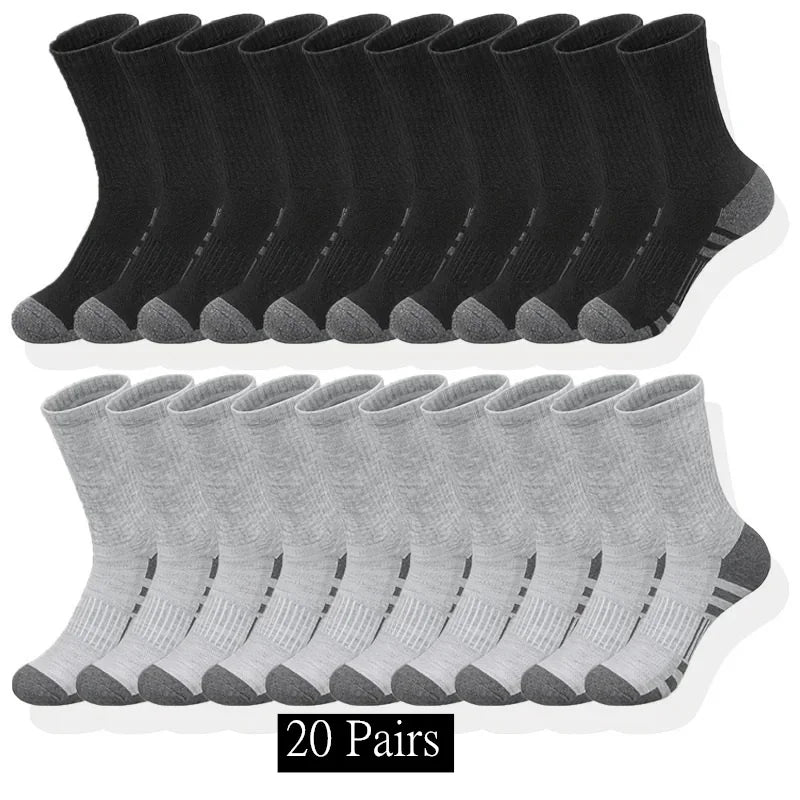 Unisex Men's Classic Crew Socks For Running And Basketball Breathable