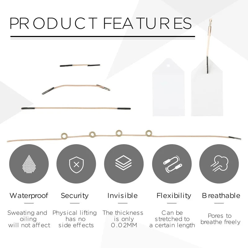 Invisible Face Lift Tape for Neck, Eyes, and Double Chin