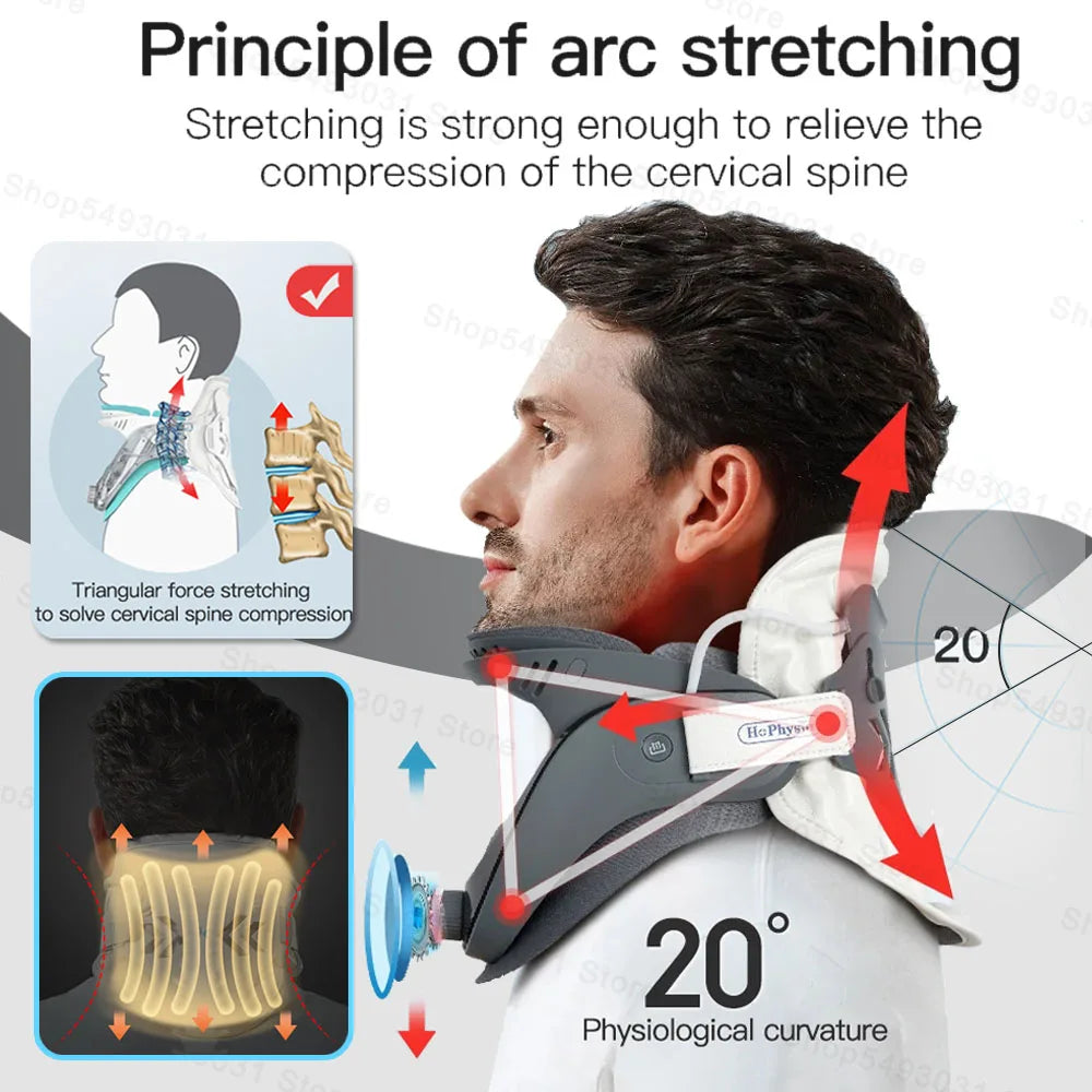 Adjustable Cervical Neck Traction Device For Home Use