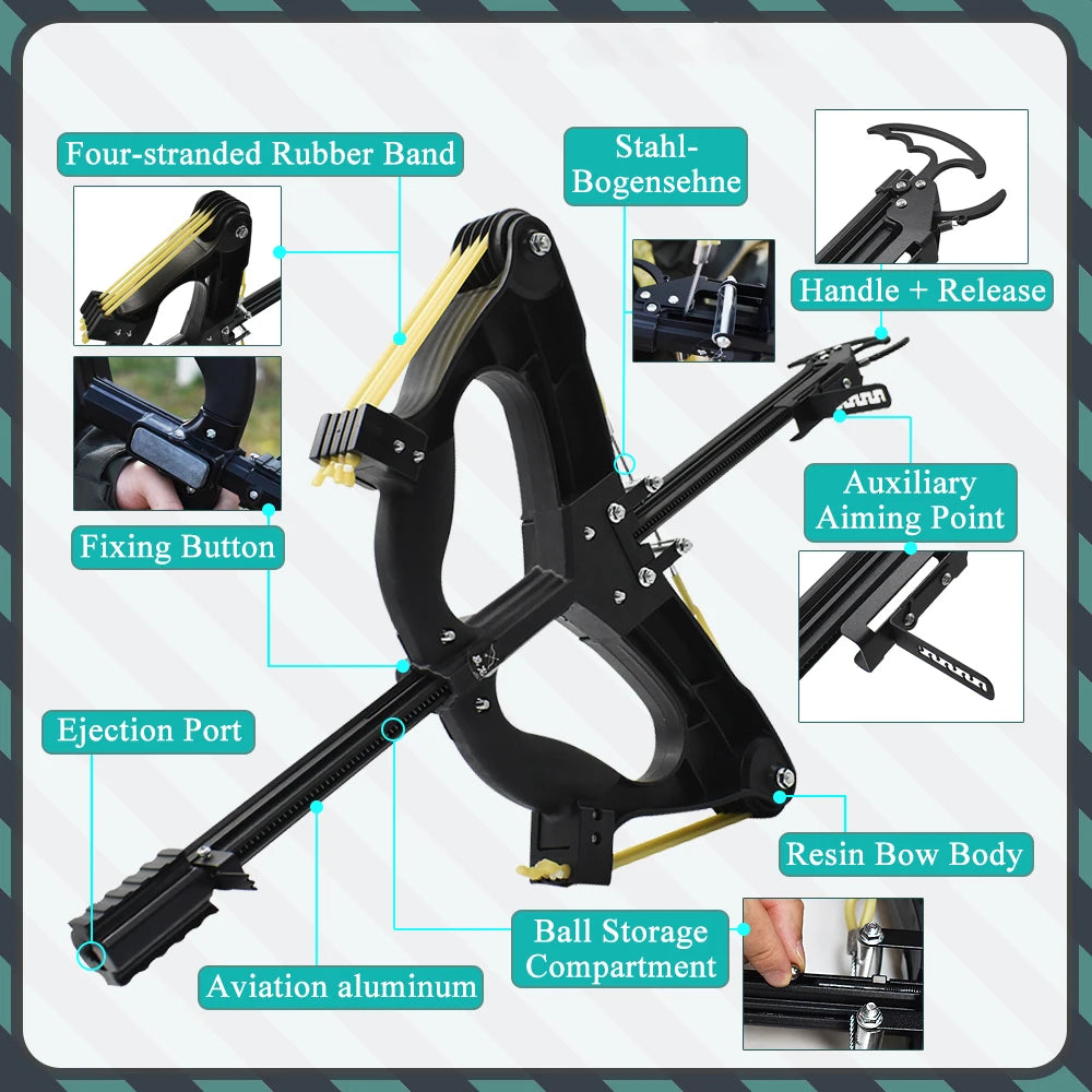 Piaoyu Outdoor Slingshot High-Power Steel Ball For Hunting
