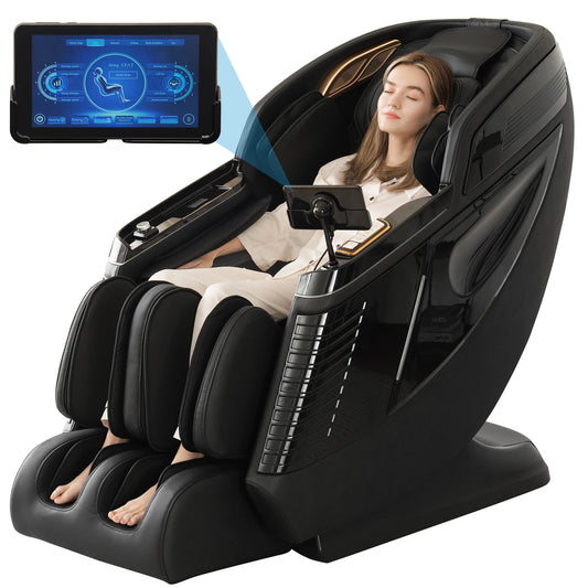 PARKOL Massage Chair Zero Gravity SL Track Recliner With Heating