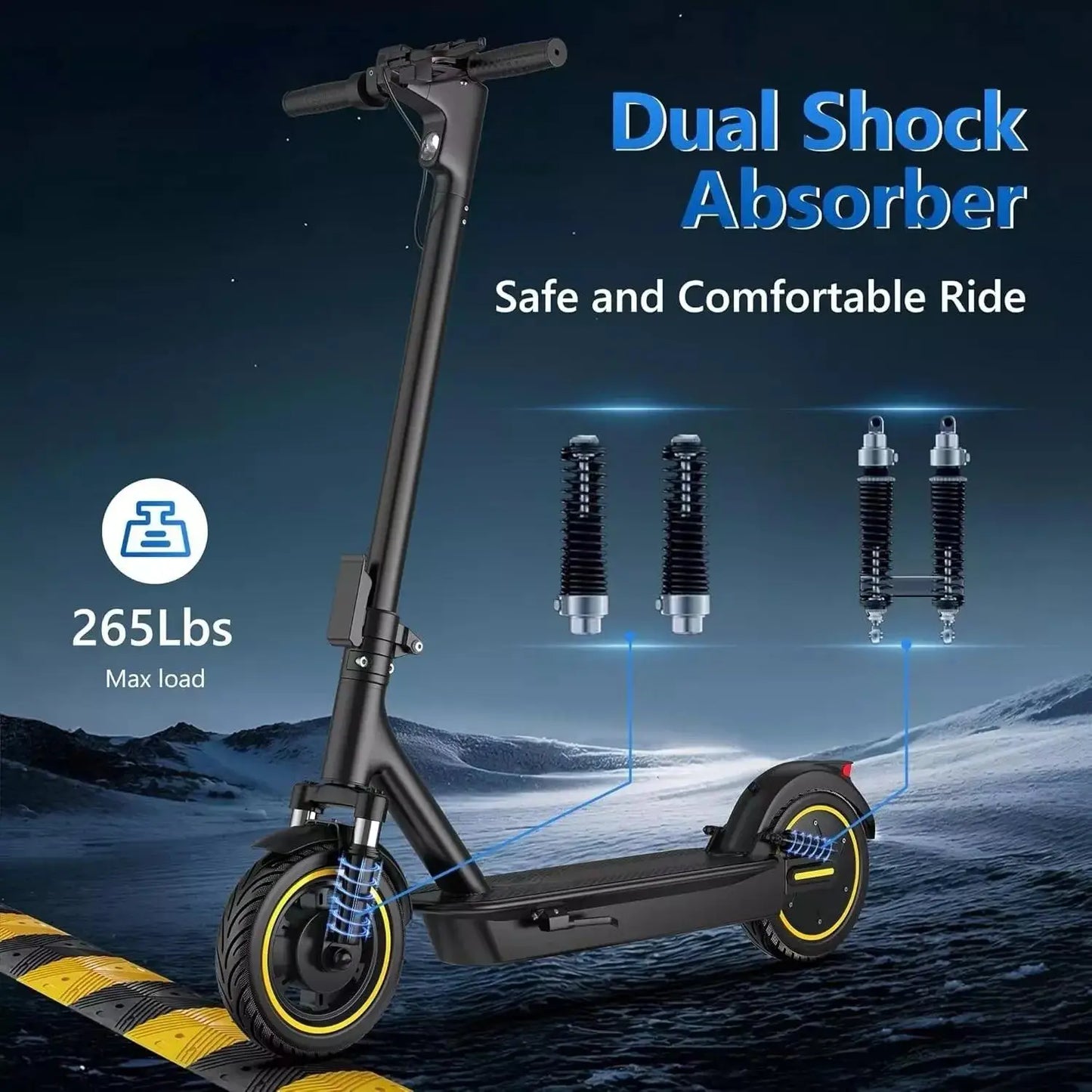 Ladped LPMAX Folding Electric Scooter Long Range 22MPH
