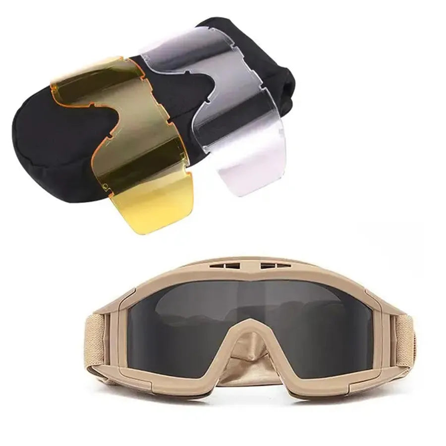 Explosion Proof Shooting Tactical Goggles for Airsoft and Paintball