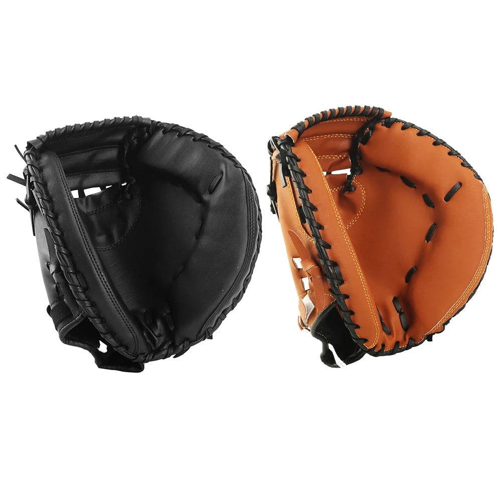 MOJOYCE Baseball Catcher PU Leather Glove For Beginners