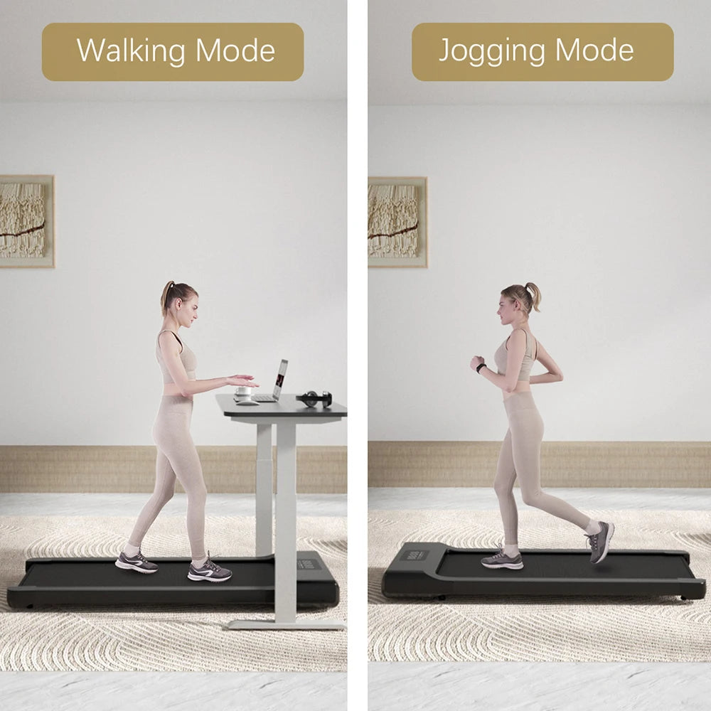 39.39inch Walking Pad Under Desk Treadmill Portable Treadmills for Home Remote Control LED Screen 2.5 HP Quiet Walking Machine