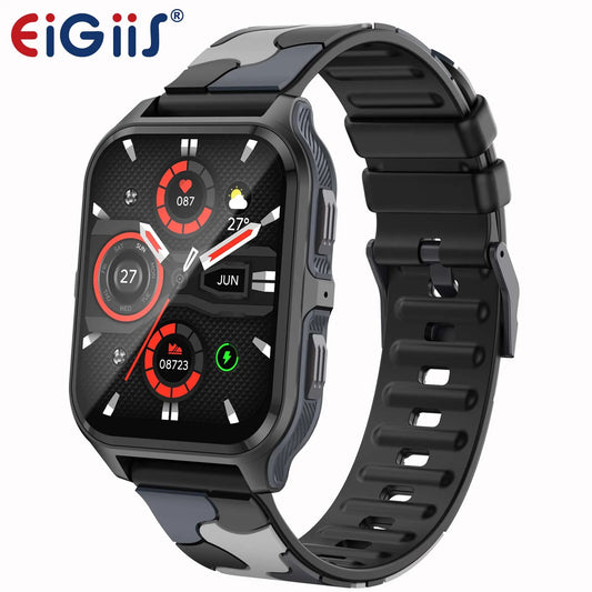 LaNikar Smart Watch 3ATM Waterproof Heart Rate SpO2 BP HD Calls
