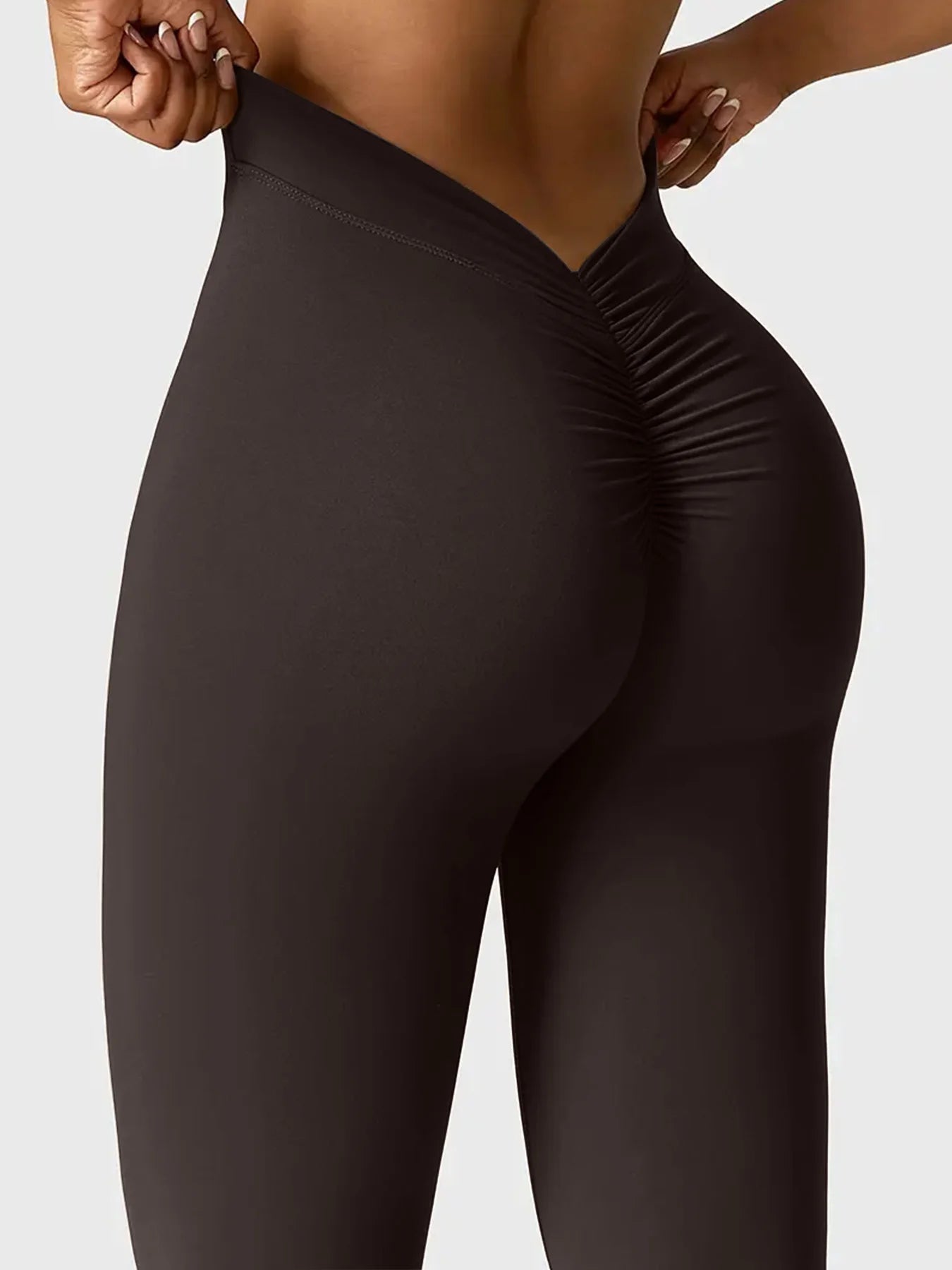 V-Waist Push-Up Gym Leggings For Women Comfort Fit