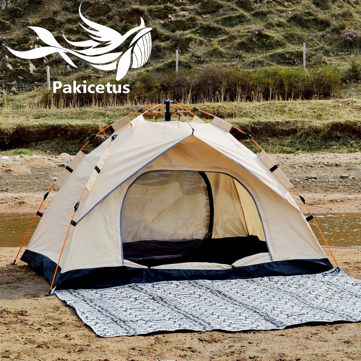 Pakicetus Instant Portable Tent Shelter for Beach and Camping