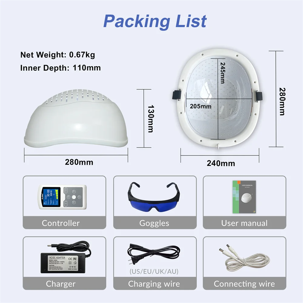 ZJKC Infrared Brain Therapy Helmet For Dementia And Cognition