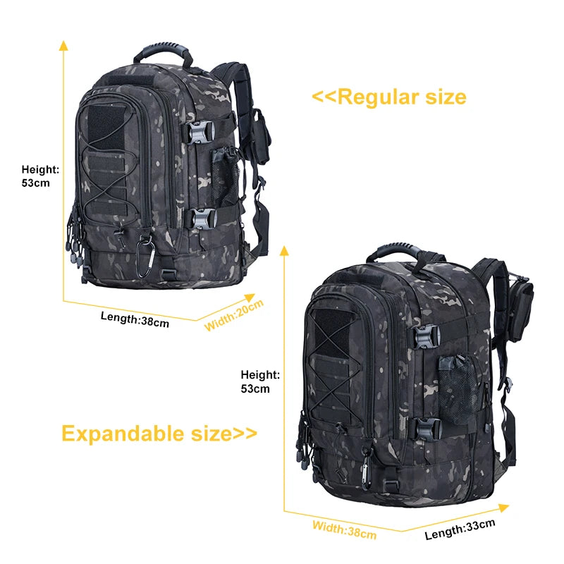 Tactical Backpack Military Assault Pack With MOLLE System