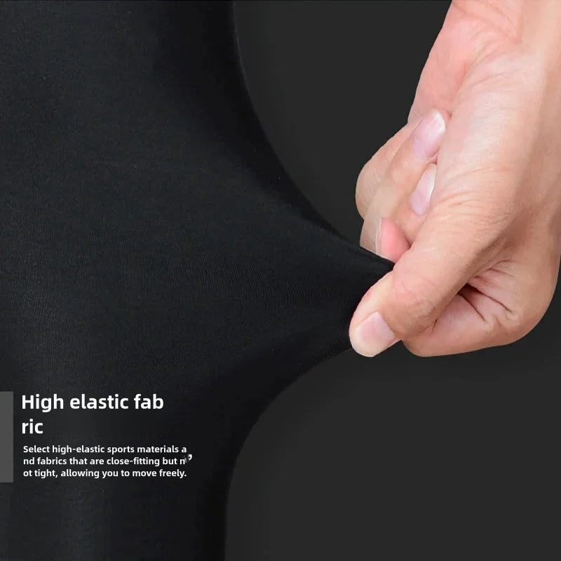 NONECN Men's Compression Tights for Running and Training