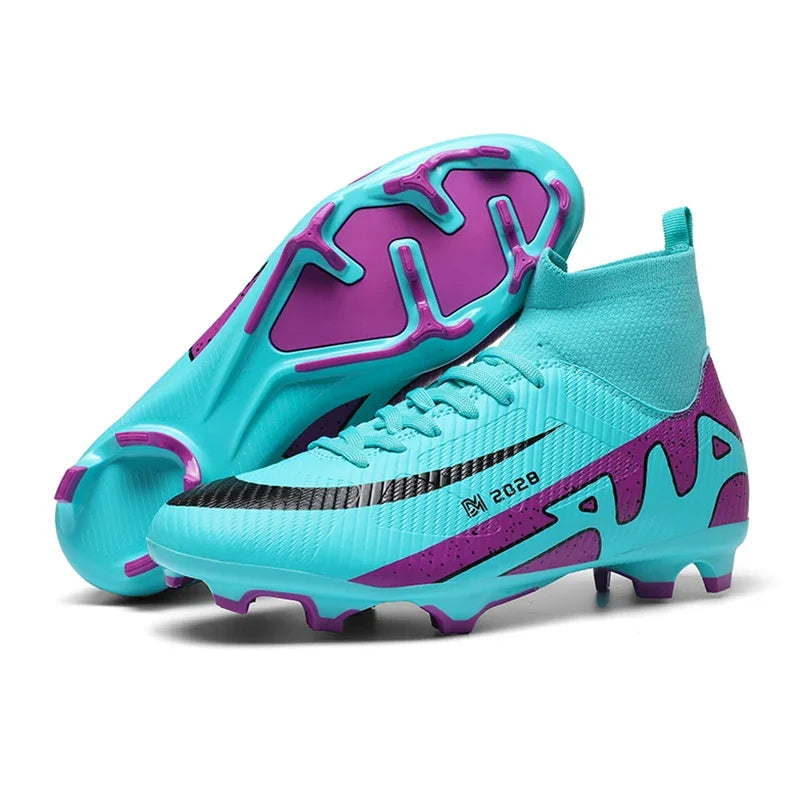 Sxfdneay Mens Soccer Shoes Professional Lightweight Non Slip Cleats