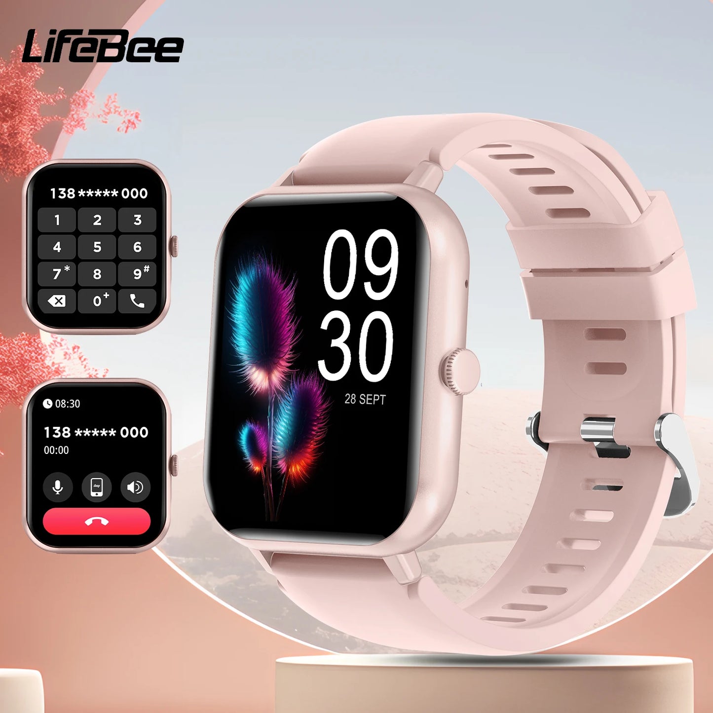 Lifebee Smart Watch Fitness Tracker With 100 Plus Sports Modes