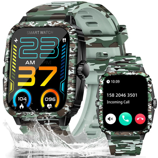 LaNikar Smart Watch Heart Rate Bluetooth Fitness Tracker 3ATM