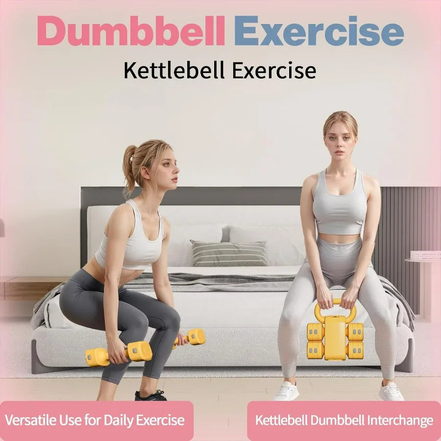 LISM Adjustable Kettlebell Set Four In One Free Weight