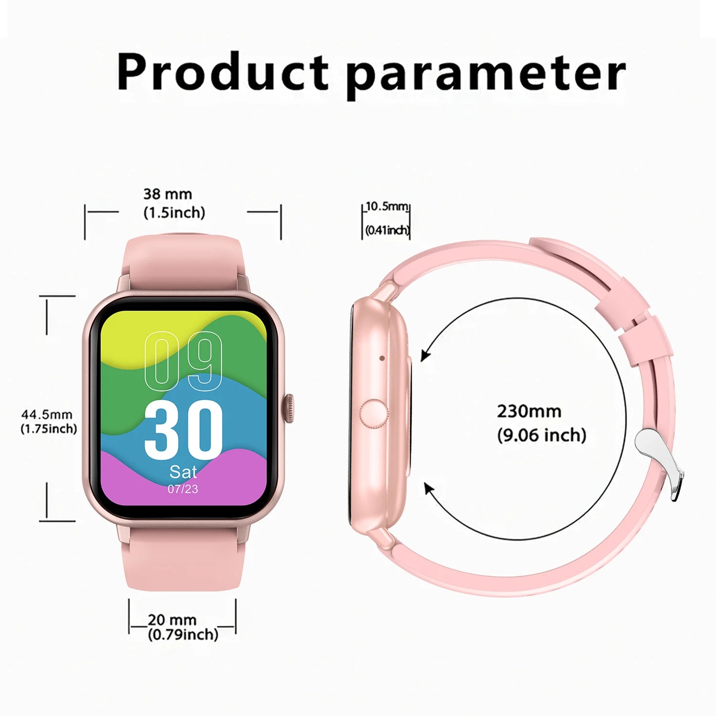 Lifebee Smart Watch Fitness Tracker With 100 Plus Sports Modes