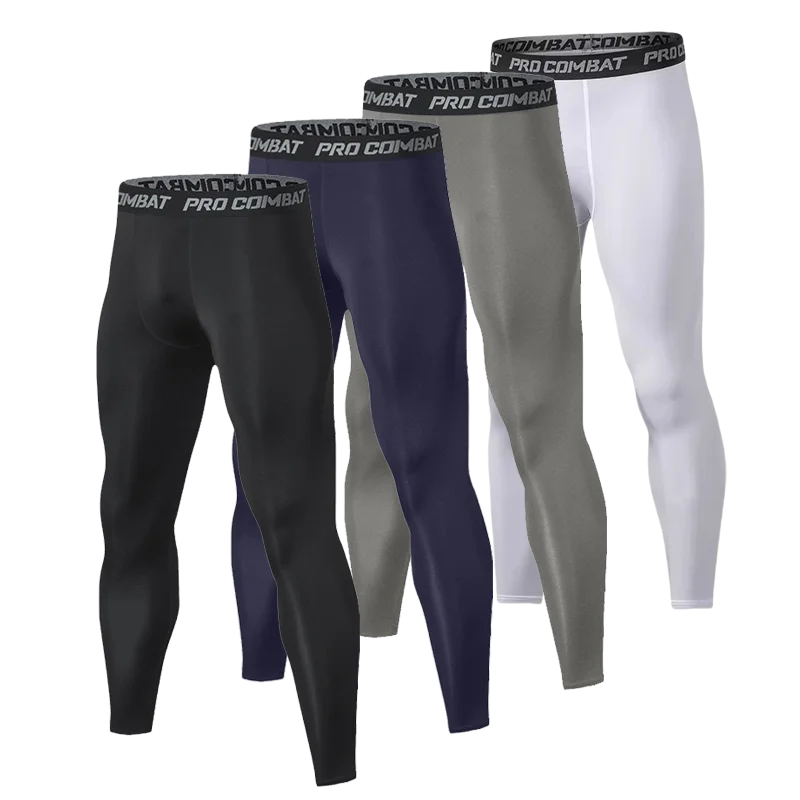 NONECN Men's Compression Tights for Running and Training