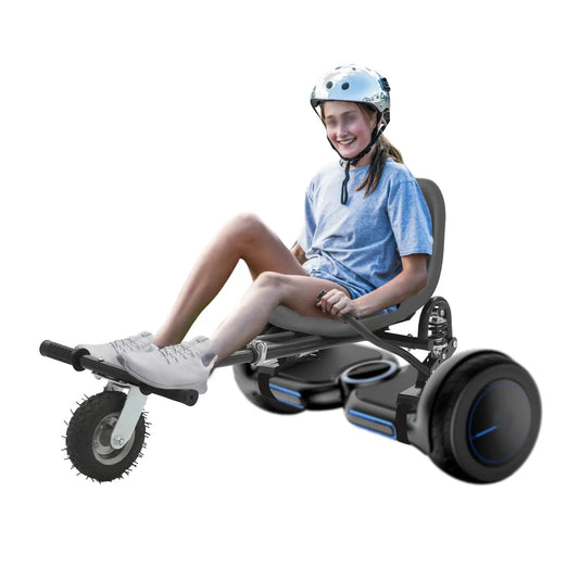 Bymaocar Hoverboard Seat Attachment Go Kart With Dual Rear Shock Absorption