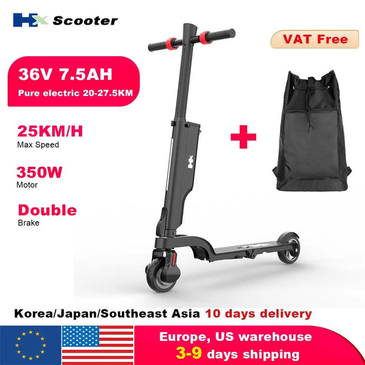 HX X6 Electric Scooter 350W Foldable App Smart Adult EScooter