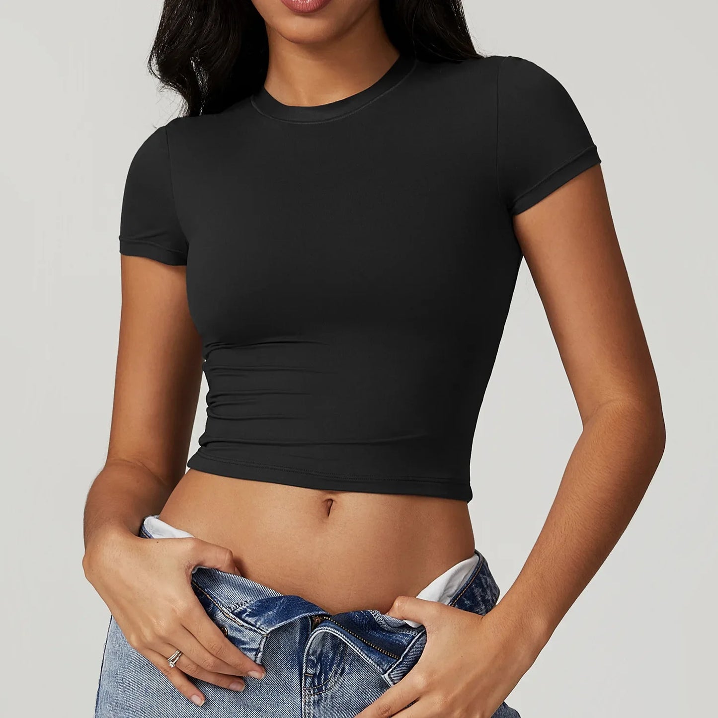 Womens Quick Dry Yoga T Shirt For Running And Fitness