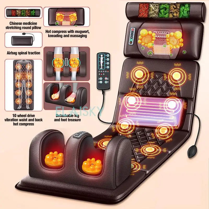 ELAISKY Full Body Massage Cushion Infrared Heating