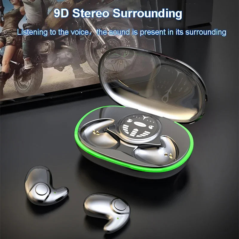SHUKE Invisible Sleep Earphones With Bluetooth 5.3 Noise Reduction