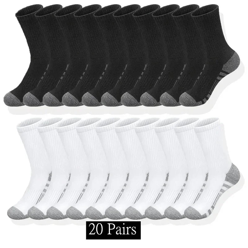 Unisex Men's Classic Crew Socks For Running And Basketball Breathable