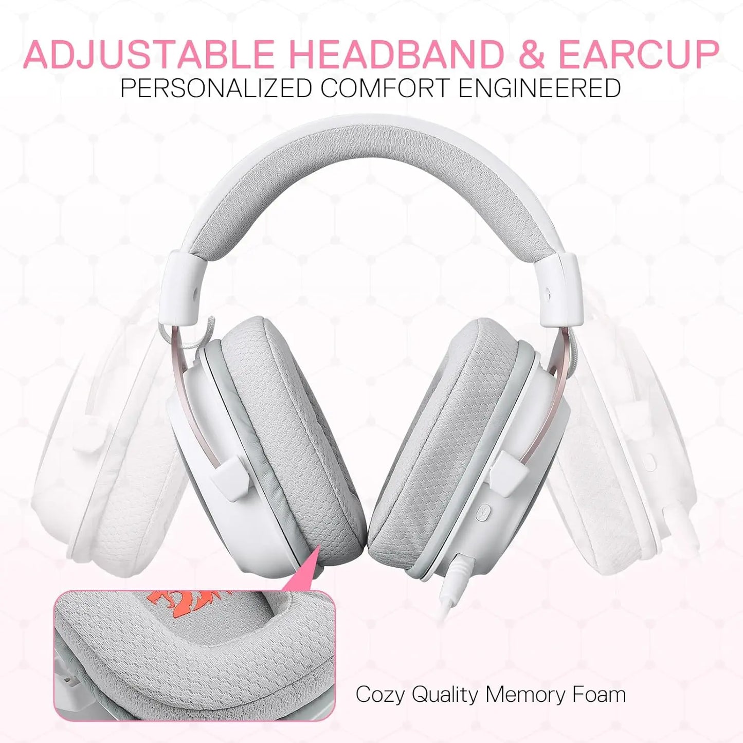 Redragon H510 PRO 3-Mode RGB Gaming Headset With 7.1 Surround