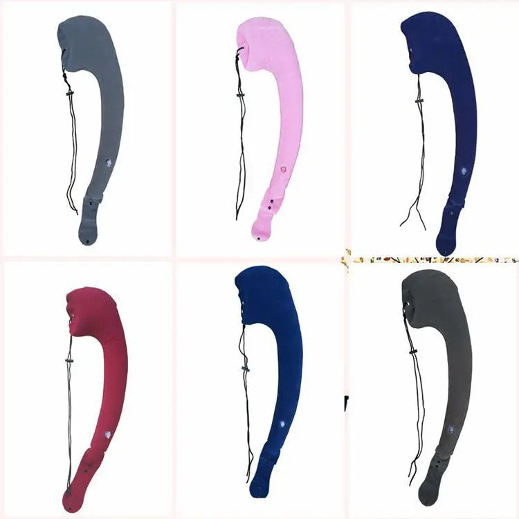 Inflatable Travel Neck Pillow For Planes Cars Trains