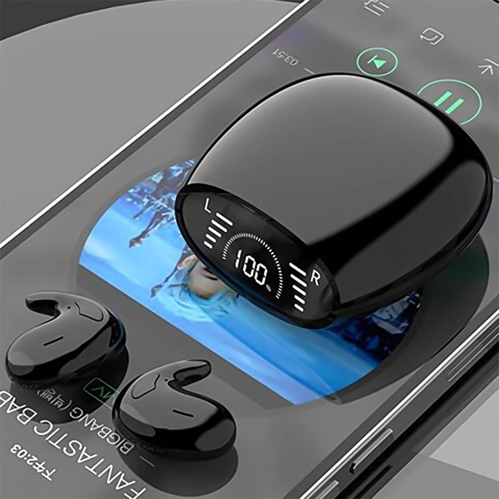 SHUKE Ultra-Thin Sleep Headphones Bluetooth Wireless Earbuds