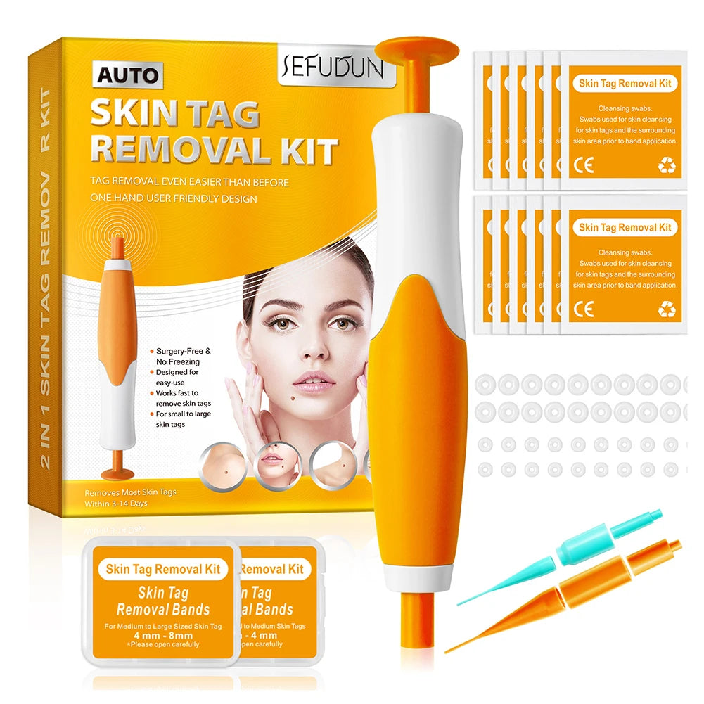 Rubber Ring Face Mole Removal Tool Kit For Safe Painless Wart Removal